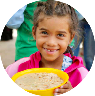 Hungry Girl in Venezuela Receives Food From Feeding Children Everywhere doing business as U.S. Hunger